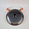 Kockums emalj, kaffekanna (perkolator-prototyp) och kastrull