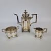 Kaffeservis, nysilver, 3 delar