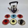 Kockums emalj, kaffekannor, 2 st