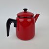 Kockums emalj, kaffekannor 2 st och skål