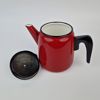 Kockums emalj, kaffekannor 2 st och skål