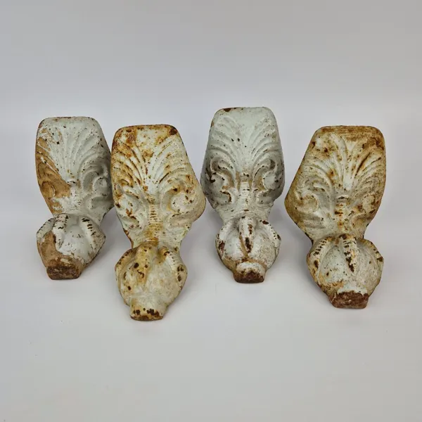 Badkarsfötter, gjutjärn, 4 st