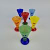 Handblåsta glas, 6 st