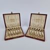 Moccaskedar, nysilver, 12 st