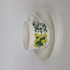Tekoppar med fat, "Flora"