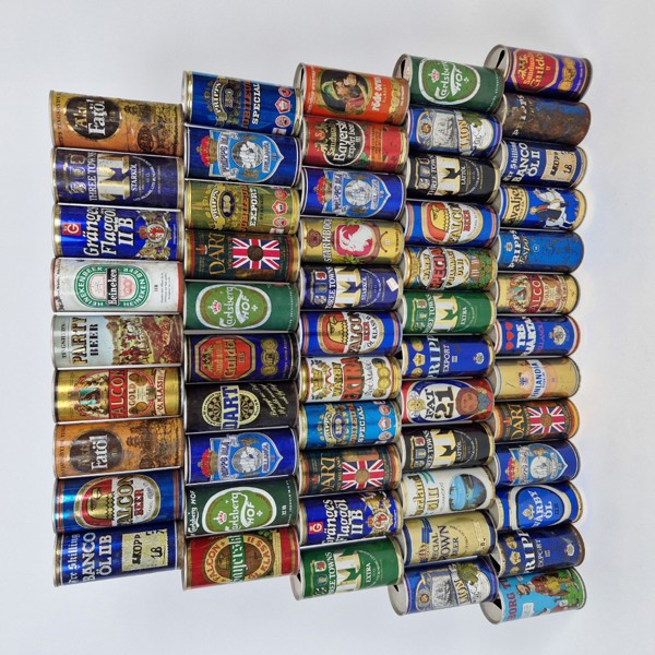 Parti äldre ölburkar