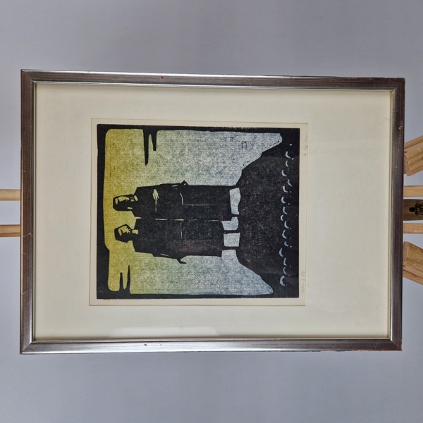 Åke Holm, färglitografi