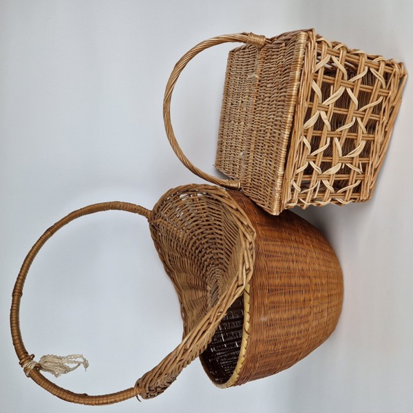 Flätade korgar, 3 st