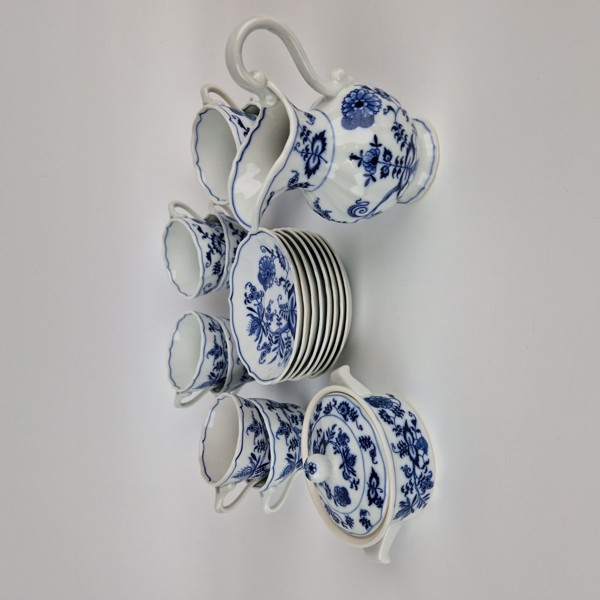 Kaffeservisdelar, Blue Danube, 18 delar