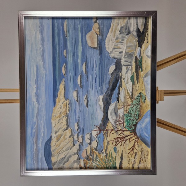 Ulla Hedlund, olja på pannå