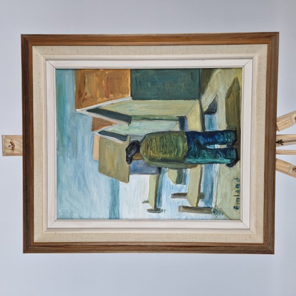 Einar Emland. olja på duk