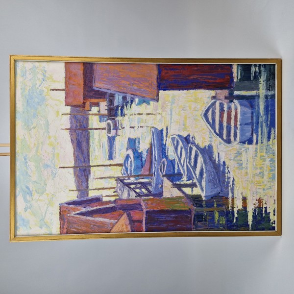 Birger Welander, olja på pannå